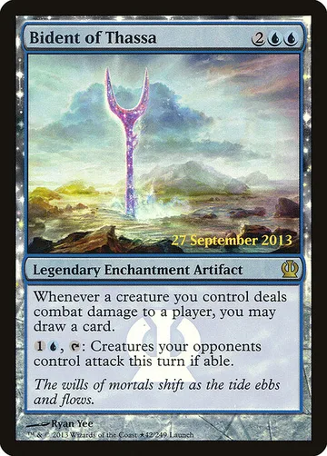 Bident of Thassa 42★, carta de Magic: The Gathering de Theros Promos
