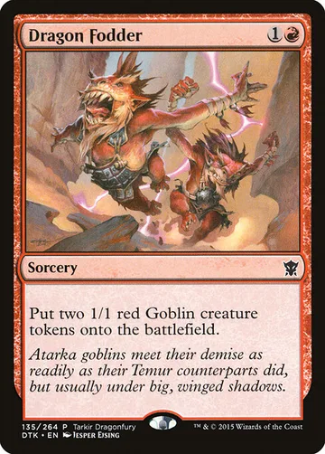 Dragon Fodder 135, carta de Magic: The Gathering de Tarkir Dragonfury