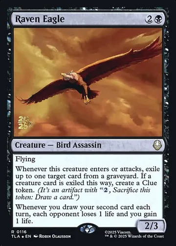 Raven Eagle 116s, carta de Magic: The Gathering de Avatar: The Last Airbender Promos