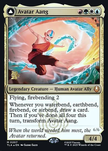 Avatar Aang // Aang, Master of Elements 207s, carta de Magic: The Gathering de Avatar: The Last Airbender Promos
