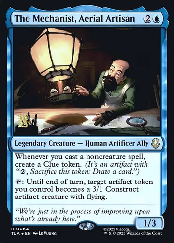 The Mechanist, Aerial Artisan 64s, carta de Magic: The Gathering de Avatar: The Last Airbender Promos