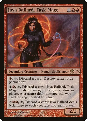 Jaya Ballard, Task Mage A1, carta de Magic: The Gathering de Time Spiral Promos