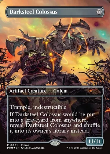 Darksteel Colossus 19, carta de Magic: The Gathering de Wizards Play Network 2024
