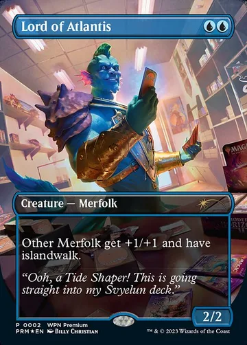 Lord of Atlantis 2, carta de Magic: The Gathering de Wizards Play Network 2024