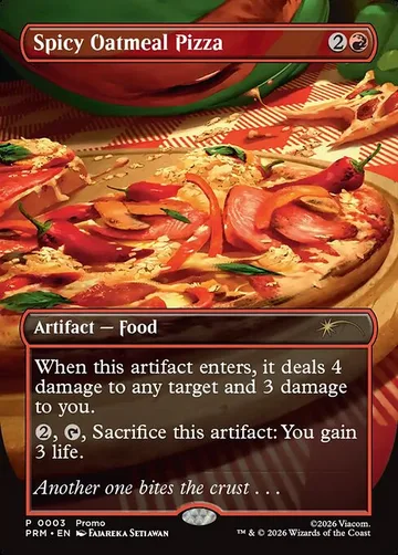 Spicy Oatmeal Pizza