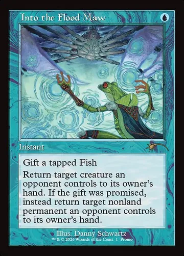 Into the Flood Maw 8, carta de Magic: The Gathering de Wizards Play Network 2026