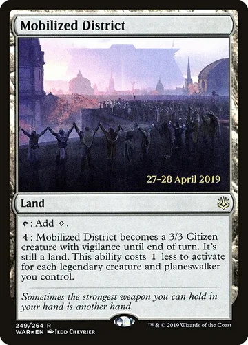 Mobilized District 249s, carta de Magic: The Gathering de War of the Spark Promos