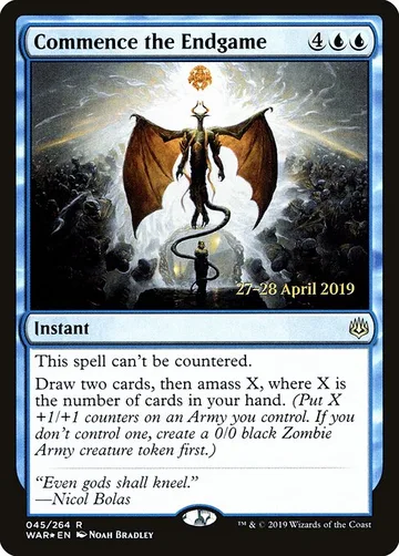 Commence the Endgame 45s, carta de Magic: The Gathering de War of the Spark Promos