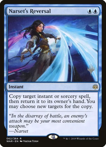 Narset's Reversal 62p, carta de Magic: The Gathering de War of the Spark Promos