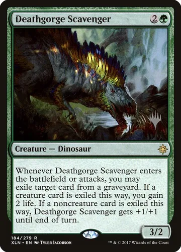 Deathgorge Scavenger 184p, carta de Magic: The Gathering de Ixalan Promos