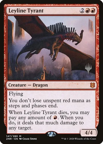 Leyline Tyrant 147p, carta de Magic: The Gathering de Zendikar Rising Promos