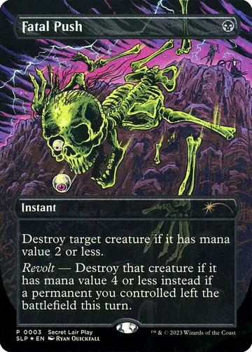 Fatal Push 3, carta de Magic: The Gathering de Secret Lair Promo