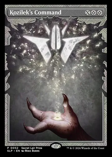 Kozilek's Command 52, carta de Magic: The Gathering de Secret Lair Promo