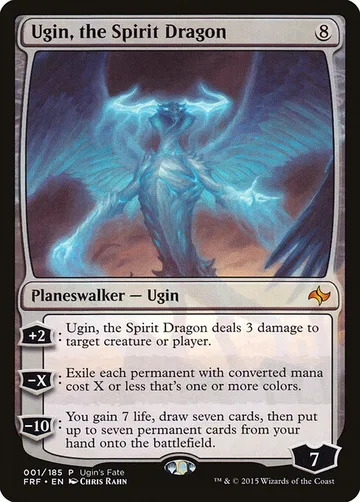 Ugin, the Spirit Dragon 1, carta de Magic: The Gathering de Ugin's Fate