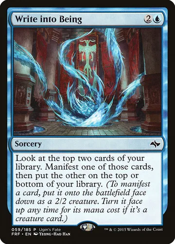 Write into Being 59, carta de Magic: The Gathering de Ugin's Fate