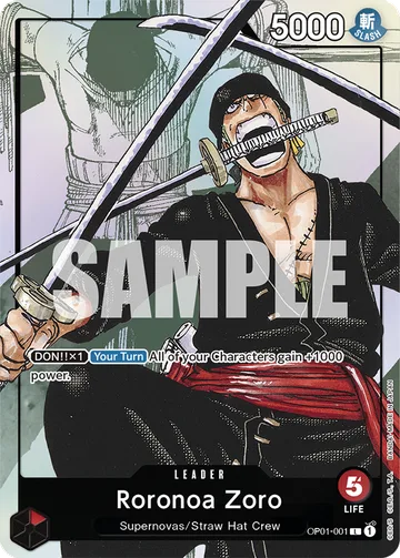 Roronoa Zoro OP01-001 · P2