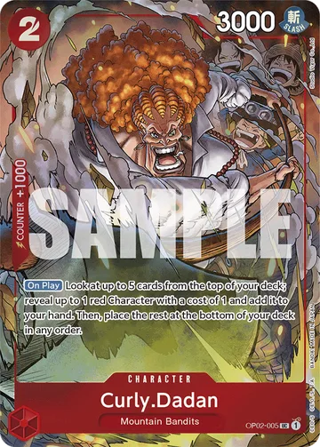 Curly.Dadan OP02-005 · P2