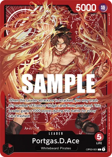 Portgas.D.Ace OP03-001 · P2