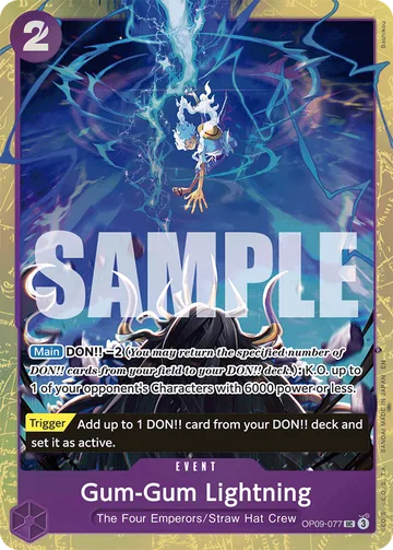 Gum-Gum Lightning OP09-077 · P2