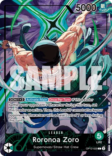 Roronoa Zoro OP12-020 · P4
