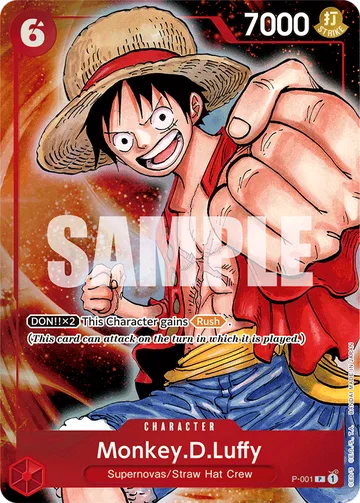 Monkey.D.Luffy P-001 · P6