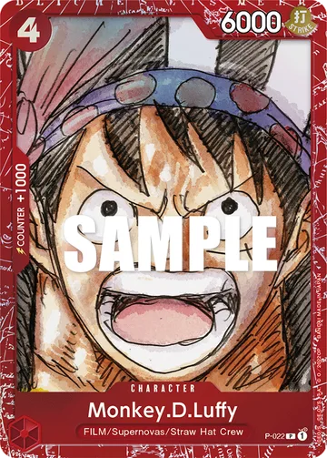 Monkey.D.Luffy P-022 · P1