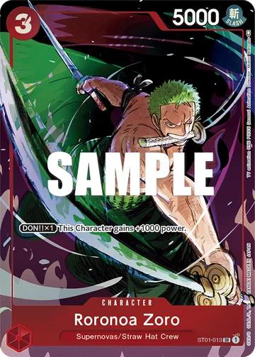 Roronoa Zoro ST01-013 · P2