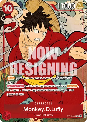 Monkey.D.Luffy ST10-006 · P2