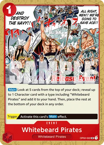 Whitebeard Pirates OP02-022 · P1