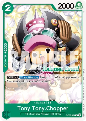 Tony Tony.Chopper OP02-034 · P2
