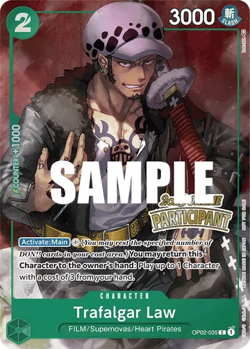 Trafalgar Law OP02-035 · P1