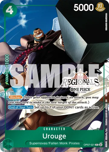 Urouge OP07-021 · P1, carta de One Piece de Promos