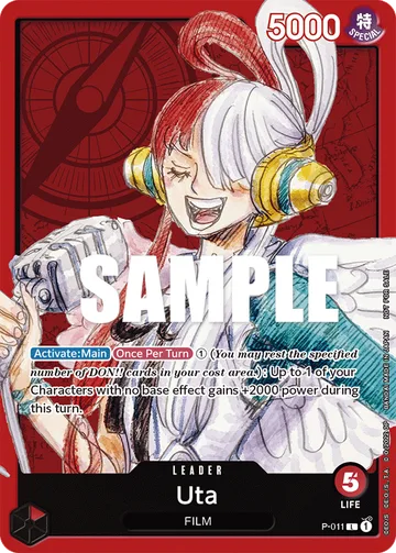 Uta P-011, carta de One Piece de Promos