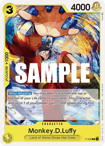 Monkey.D.Luffy P-036