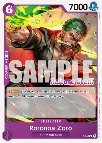 Roronoa Zoro P-045 · P1