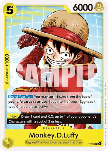 Monkey.D.Luffy P-106 · P1