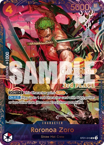 Roronoa Zoro ST21-015 · P4