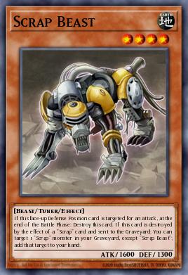 Bestia de Chatarra AP04-020, carta de Yu-Gi-Oh! de Astral Pack Four