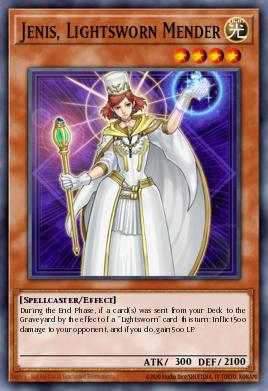 Jenis, Zapatera Remendona Luminosa AP05-005, carta de Yu-Gi-Oh! de Astral Pack Five