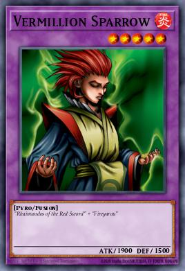 Gorrión de Vermillion AP08-021, carta de Yu-Gi-Oh! de Astral Pack Eight