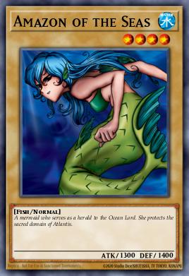 Amazona de los Mares CP05-012, carta de Yu-Gi-Oh! de Champion Pack: Game Five