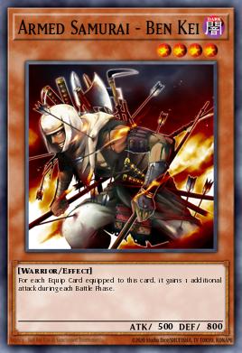 Samurái Armado - Ben Kei DL14-003, carta de Yu-Gi-Oh! de Duelist League 14 participation cards