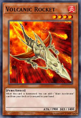Misil Volcánico FOTB-FOTB-ENSP1, carta de Yu-Gi-Oh! de Force of the Breaker Sneak Peek Participation Card