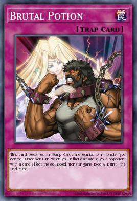 Poción Brutal GX05-003, carta de Yu-Gi-Oh! de Yu-Gi-Oh! GX Tag Force Evolution promotional cards