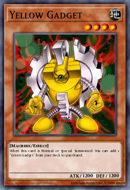 Artilugio Amarillo HL07-006, carta de Yu-Gi-Oh! de Hobby League 7 participation card F