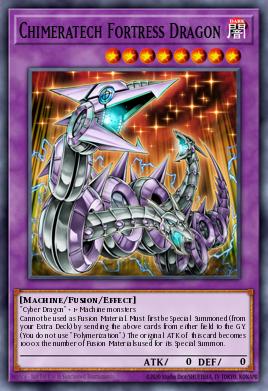 Dragón Fortaleza Chimeratech JUMP-031, carta de Yu-Gi-Oh! de Shonen Jump Vol. 7, Issue 3 promotional card