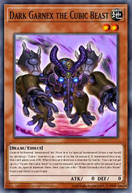 Garnex Oscuro la Bestia Cúbica MVP1-G33