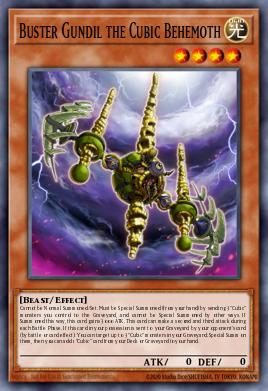 Buster Gundil el Behemoth Cúbico MVP1-035