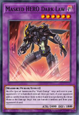 HÉROE Enmascarado Dark Law