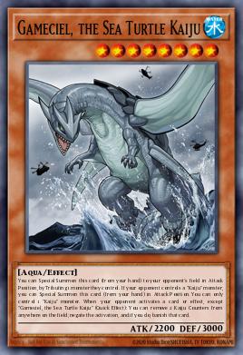 Gameciel, el Kaiju Tortuga Marina OP02-004